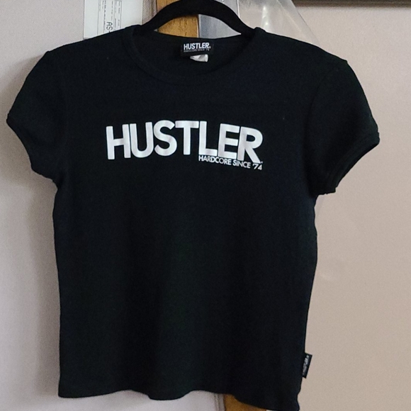 Hustler Hollywood Tops - 4X HOST PICK!!! VINTAGE 90's Hustler Babydoll Tee-Shirt